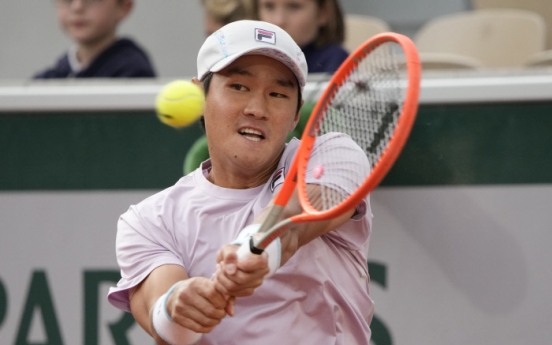 Kwon Soon-woo ousted in 3rd round at French Open