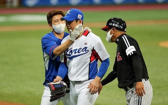 [Tokyo Olympics] Baseball players escape with minor injuries from tuneup game