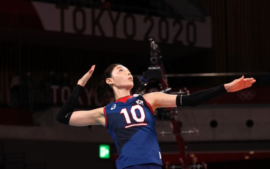 [Tokyo Olympics] Vollyeball star Kim Yeon-koung makes Olympic history in epic victory vs. Japan