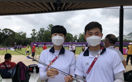 [Tokyo Olympics] S. Korean archery champions to donate 'Robin Hood' arrows, uniforms to Olympic Museum
