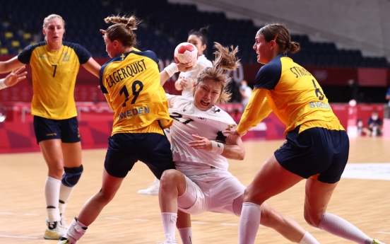 [Tokyo Olympics] S. Korea drops to Sweden in women's handball quarters