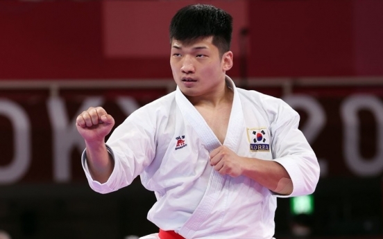 [Tokyo Olympics] Park Hee-jun narrowly misses inaugural medal in karate