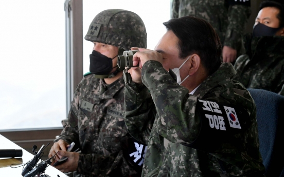 [Newsmaker] Yoon’s visit to DMZ draws accusations of armistice violations