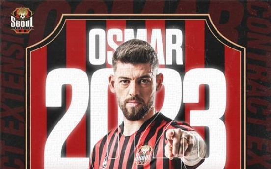 FC Seoul sign midfielder Osmar to 2-yr extension