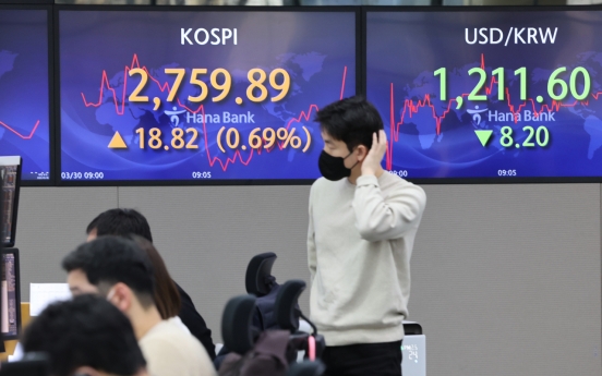 Seoul stocks up for 2nd day on hope for Ukraine-Russia peace talks