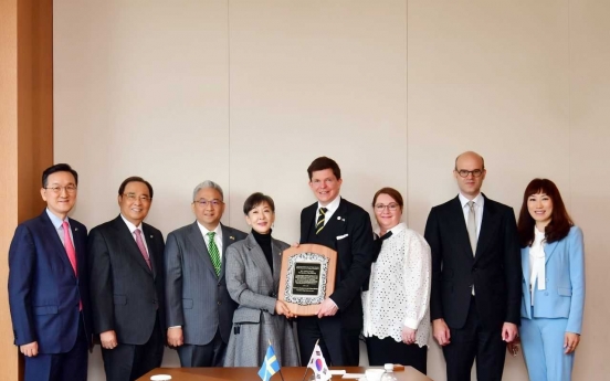 Korea-Sweden Arts and Culture Society’s leader meets with Swedish Speaker of Parliament