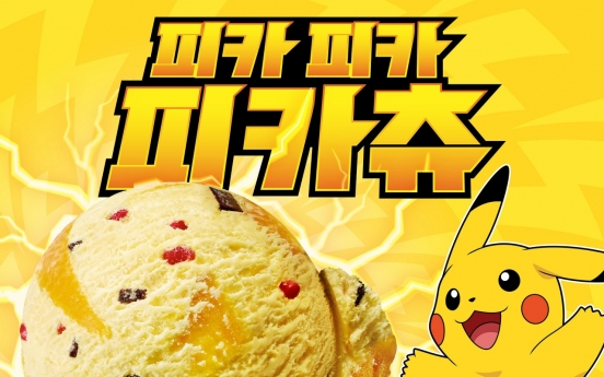 Pokemon gets ice cream, doughnut treat