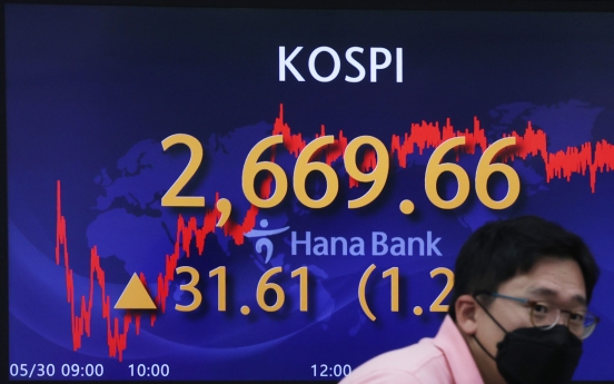 Seoul shares up for 2nd day on easing inflation; Korean won at over 1-month high