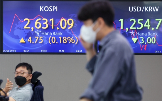 Seoul shares open lower ahead of US inflation data