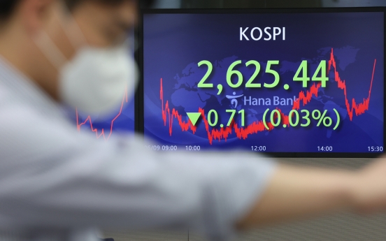 Seoul shares down for 3rd day ahead of US inflation data