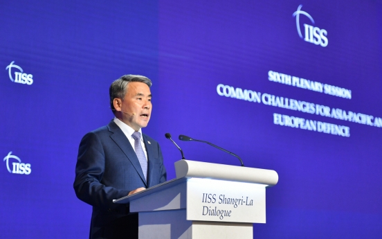 [Shangri-La Dialogue] S.Korea intends to ‘normalize’ security cooperation with Japan against N.Korean threats
