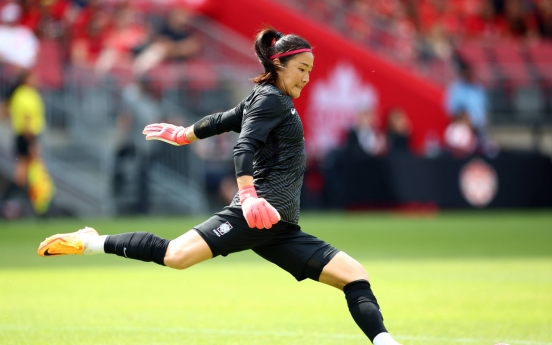 S. Korean women hold Olympic champions Canada in football friendly