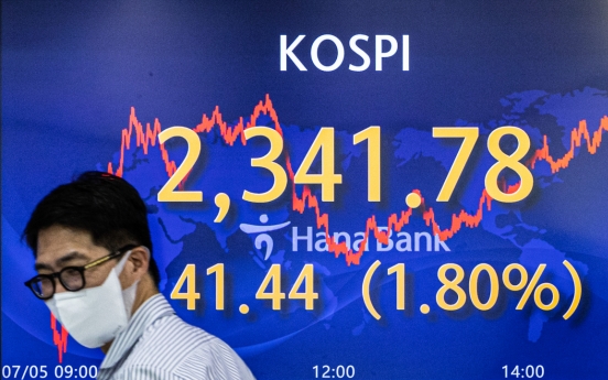 Seoul shares snap 4-day losing streak on dip buying ahead of earnings season
