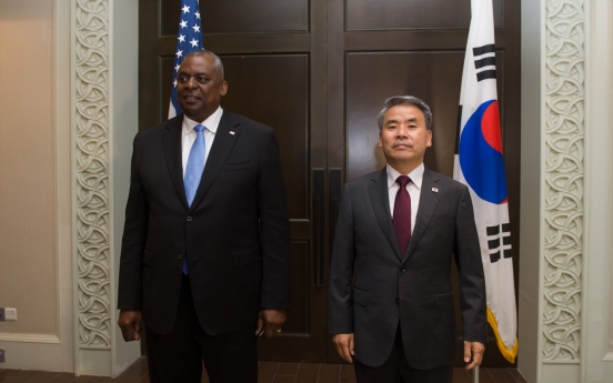 S. Korean, US defense chiefs to discuss alliance deterrence, readiness against N. Korea threats