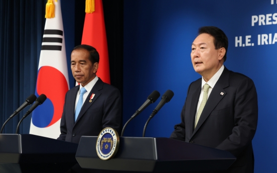 Yoon, Widodo agree to cooperate on supply chains, capital relocation