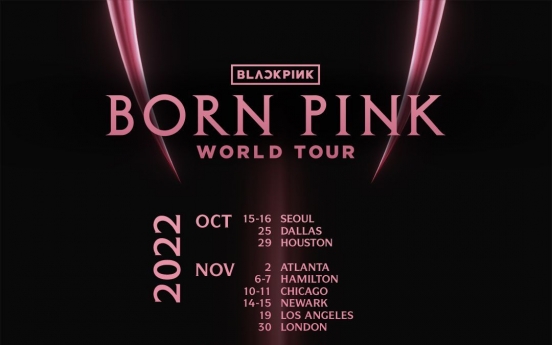 Blackpink to embark on world tour with ‘Born Pink’ in Seoul in Oct.