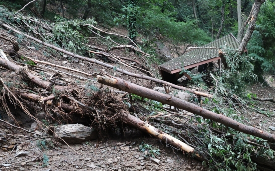 Landslide alerts issued for most of Korea
