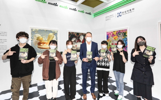 Han Sung Motor collaborates with NFT artist at Kiaf Plus