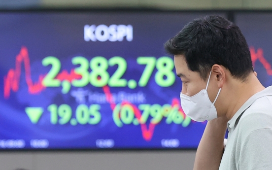 Seoul shares fall for 3rd day on Fed rate-hike jitters