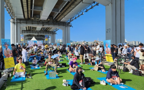 [From the Scene] Hangang Space-out competition highlights art of resting