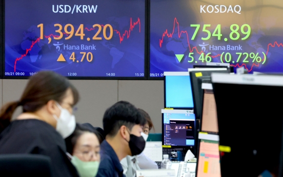 Seoul stocks dip almost 1% on growing woes over Fed rate hikes