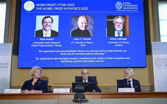 [Newsmaker] 3 physicists share Nobel Prize for work on quantum science