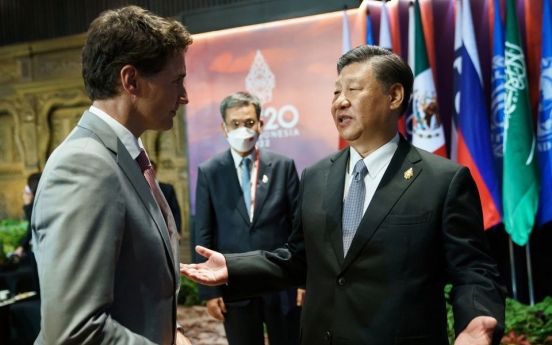 China's Xi confronts Canada's Trudeau at G20 over media leaks