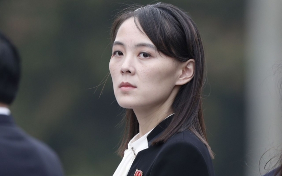 N. Korean leader'<b>s</b> sister lambasts Yoon Suk-yeol govt. over talk of sanctions on Pyongyang