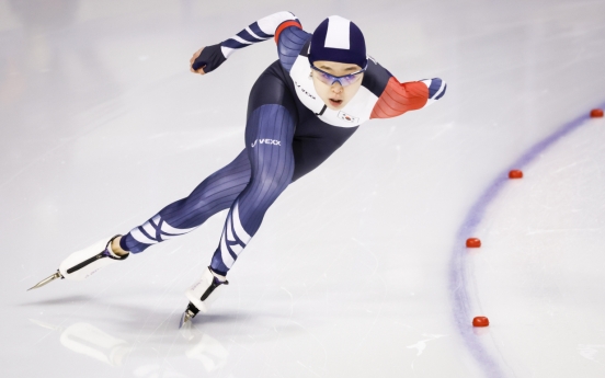 Speed skater Kim Min-sun on fire in breakout season