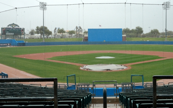 S. Korean pre-WBC scrimmage canceled by severe winds
