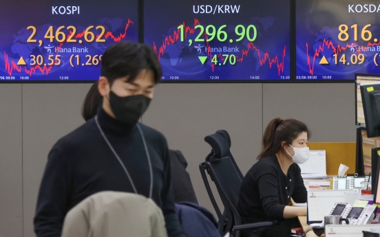 Seoul shares close over 1% higher on tech gains