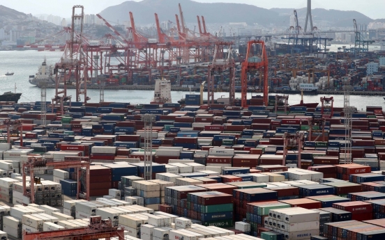 S. Korea posts current account deficit for 2nd straight month in Feb.