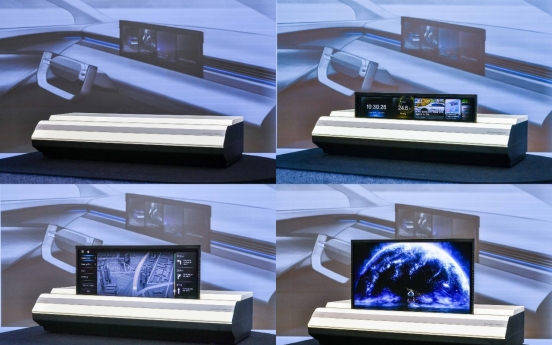[Photo News] 1st rollable display for cars