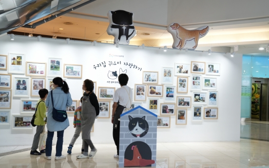[Well-curated] Exhibition with your dog, traditional designs and coffee in the rain