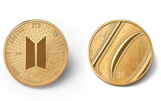BTS medal hits record sales for Korea Minting; 2nd edition to follow