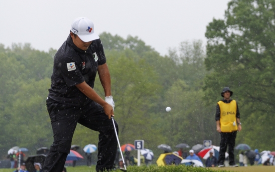Lone S. Korean left at PGA Championship struggles in 3rd round