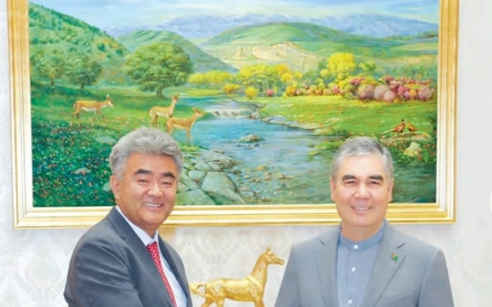 Daewoo E&C chief meets with Turkmenistan leaders