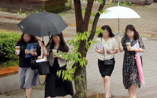 S. Korea sees alternating tropical nights, torrential rain