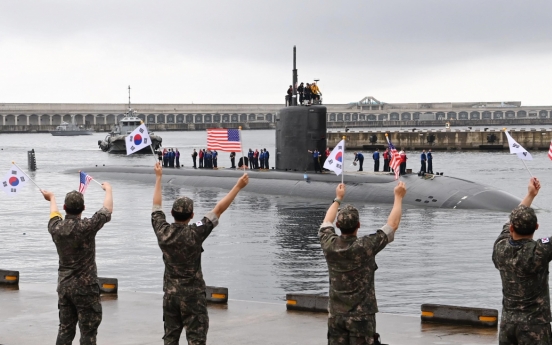 US nuclear-powered submarine arrives to Jeju