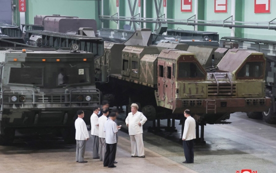 N. Korean leader makes rare visits to key arms factories