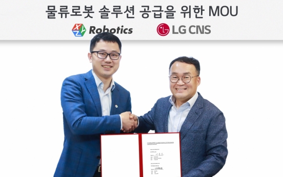 LG CNS, XYZ Robotics push for e-commerce logistics robot biz