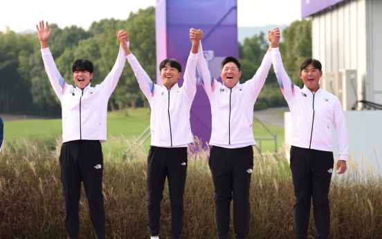 S. Korea wins gold, silver in men's golf