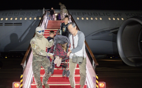 163 S. Koreans arrive home from Israel on military aircraft