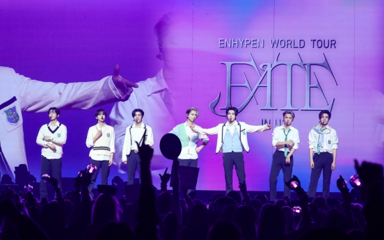 Enhypen's 'Fate' tour draws 85,000 fans in the US