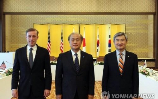 National security advisers of S. Korea, US, Japan to meet in Seoul next week
