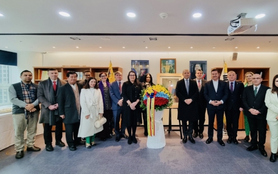 Simon Bolivar honored in Seoul