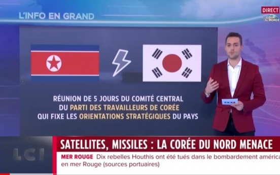Korean flag error sparks outrage after french news broadcast