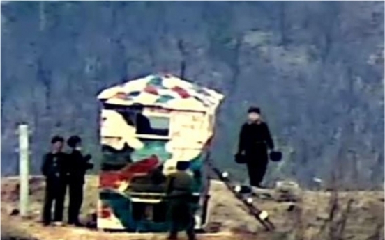 N. Korea rebuilds destroyed guard posts inside DMZ with concrete
