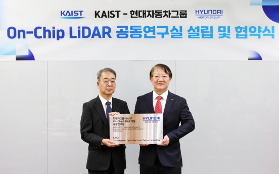 Hyundai, KAIST work on self-driving sensors