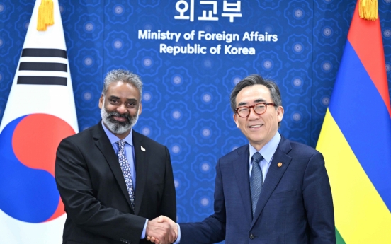 S. Korean, Mauritian top diplomats agree to 'substantial cooperation'